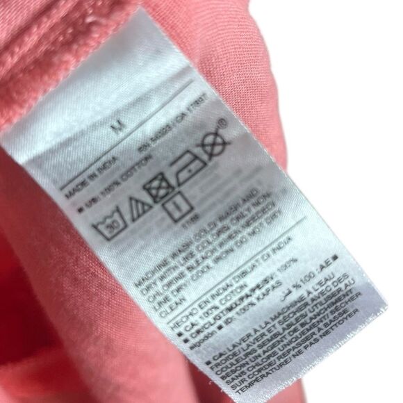 Old Navy Light Pink/Peach Short Sleeve Dress, Size M - Picture 9 of 9